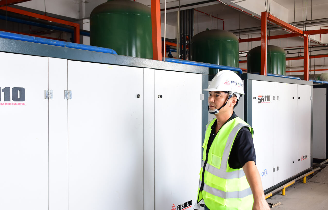 Hệ thống thu hồi nhiệt máy nén khí